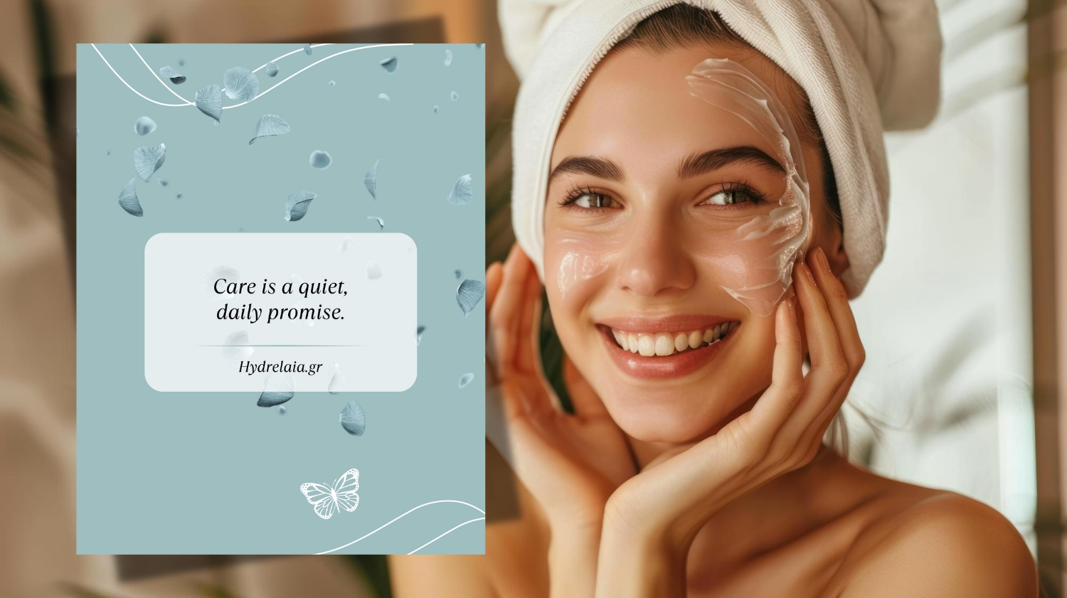 Care is a quiet, daily promise | Η φιλοσοφία καθημερινής φροντίδας της Hydrelaia